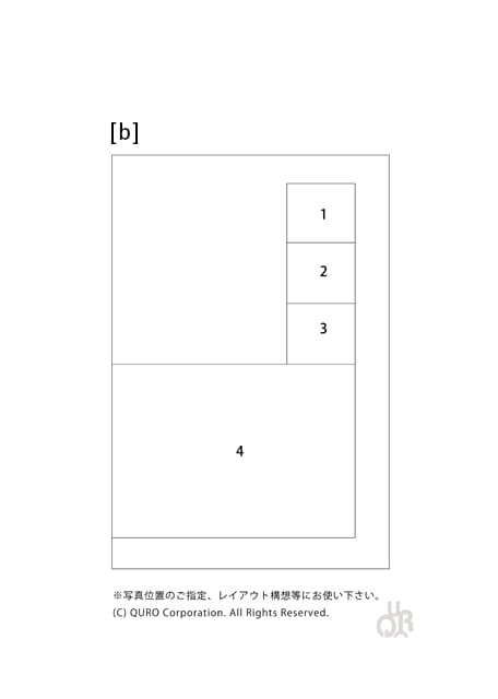 型番【b】画像配置図